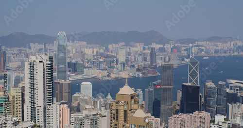 Photography Hong Kong city skyline