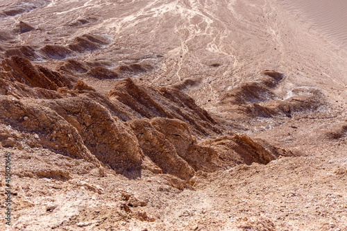 Valley of the Moon is located 8 miles west of San Pedro de Atacama. It has various stone and sand formations which have been carved by wind and water.