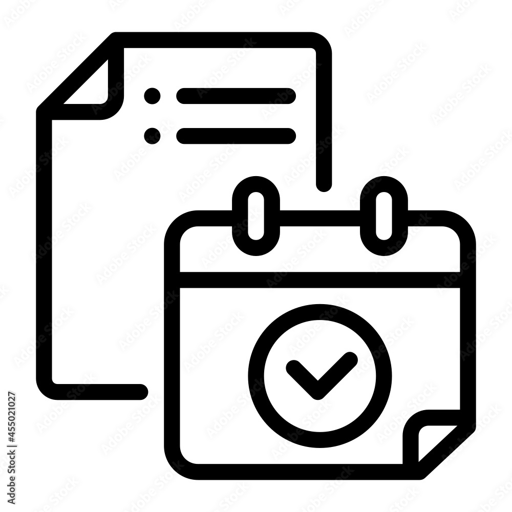 time and document icon time and document icon