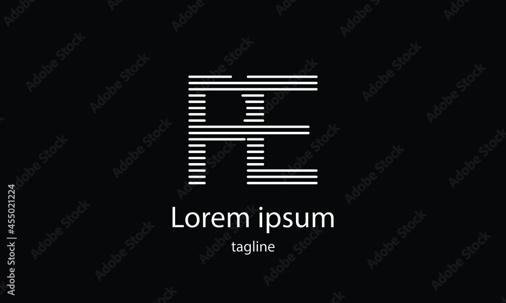 Premium vector alphabet letter simple minimalist logo design template Premium vector alphabet letter simple minimalist logo design template