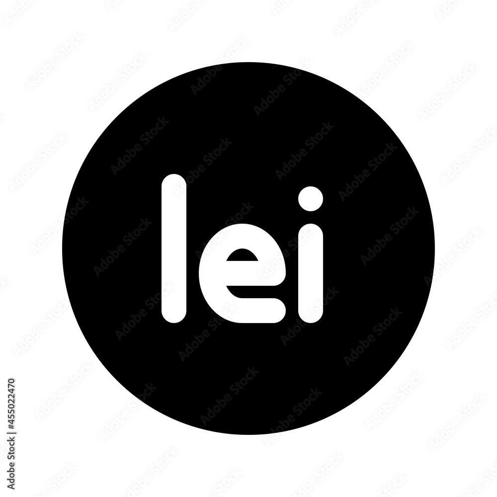 Illustration vector graphic icon of Romania Leu currency. Solid Style Icon. Vector illustration isolated on white background. Perfect for website or application design. Illustration vector graphic icon of Romania Leu currency. Solid Style Icon. Vector illustration isolated on white background. Perfect for website or application design.