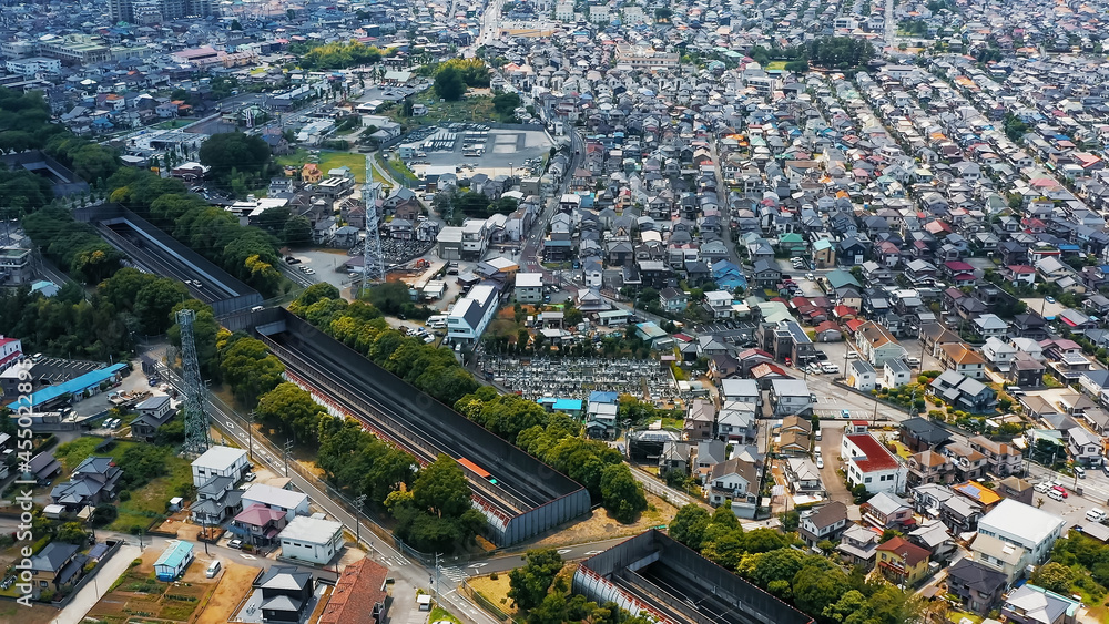 住宅地空撮