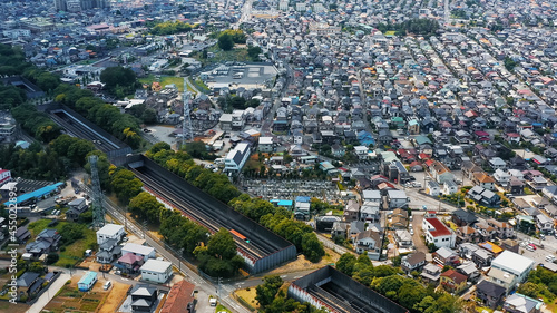 住宅地空撮