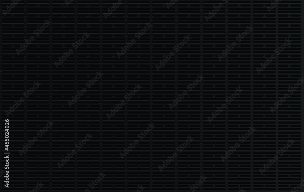 Black metal texture steel background.Perforated sheet metal.ark black Geometric grid background. Black metal texture steel background.Perforated sheet metal.ark black Geometric grid background.