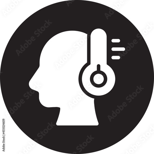 temperature glyph icon