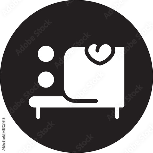 making love glyph icon