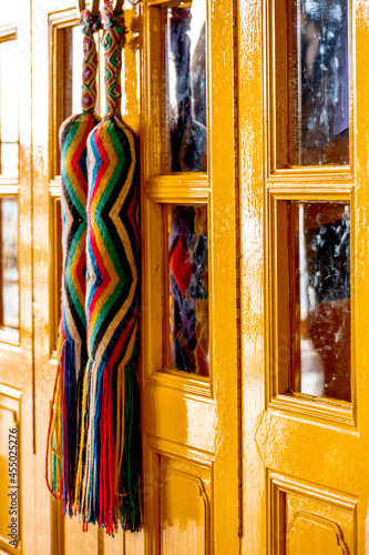 Door hanging at Tsuglagkhang Monastery