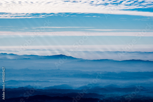 Senere Himalayan mountain background that looks like the sea