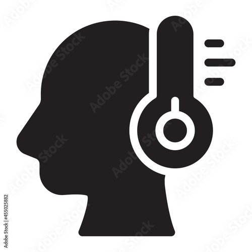 temperature glyph icon