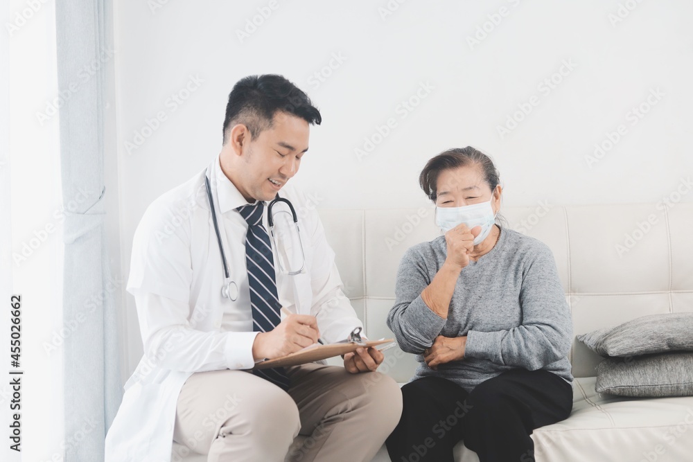 doctor talking to patient