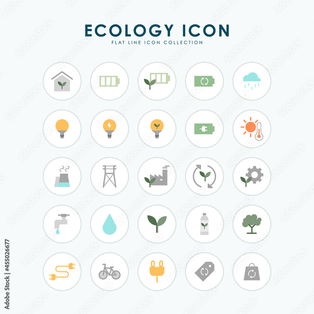 Ecology color flat icon Ecology color flat icon