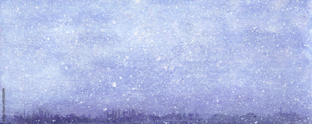 Obraz premium 雪の町
