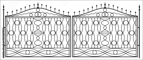 Wrought Iron Gate M_2109001