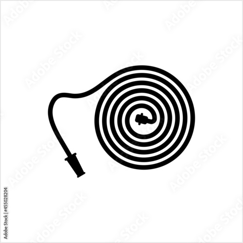 Fire Hose Icon, Fire Fighting Equipment Water Hose Pipe, Firehose Icon, High Pressure Foam Water Hose