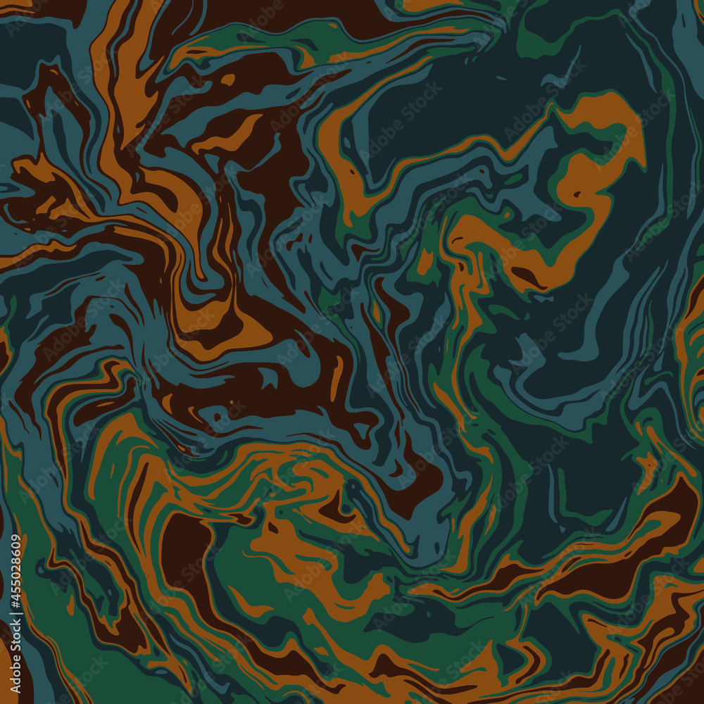 Fluid art texture. Background with abstract mixing paint effect. Liquid acrylic picture that flows and splashes. Mixed paints for interior poster. brown and blue overflowing colors. Vector EPS Fluid art texture. Background with abstract mixing paint effect. Liquid acrylic picture that flows and splashes. Mixed paints for interior poster. brown and blue overflowing colors. Vector EPS