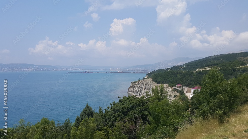 Naklejka premium view of the sea