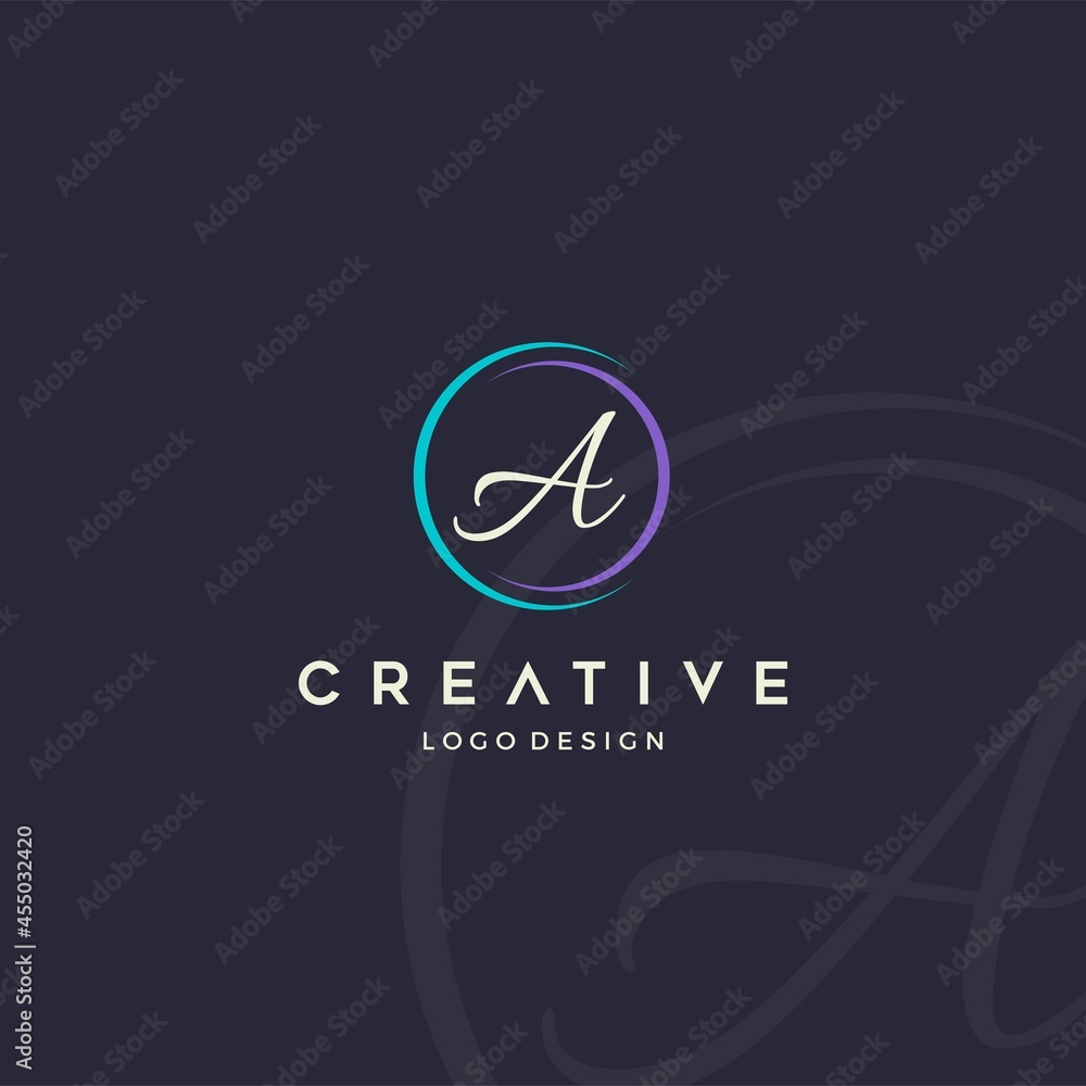 Logo initial monogram letter Logo initial monogram letter
