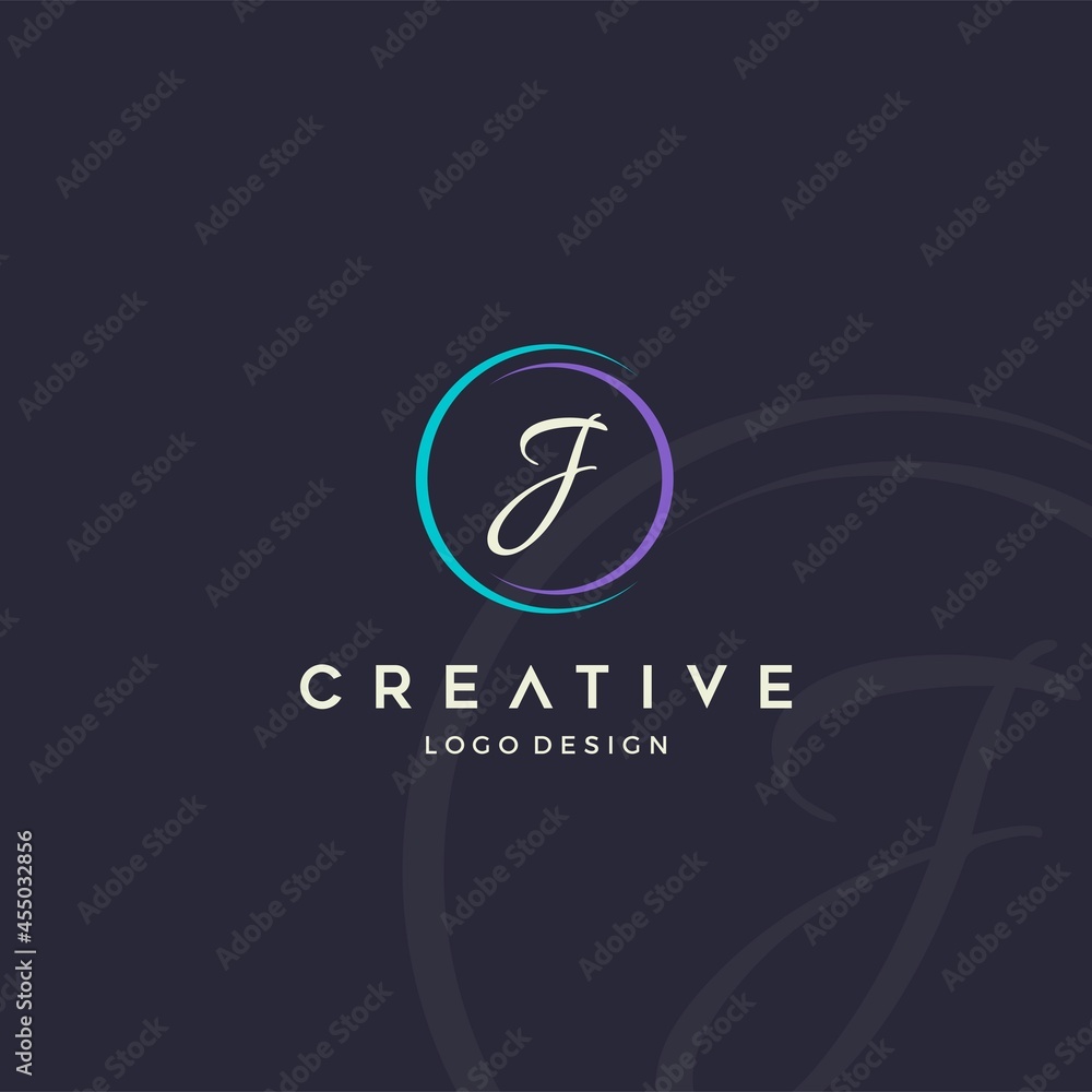Logo initial monogram letter Logo initial monogram letter
