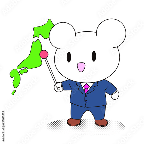 気象予報士　（小動物のキャラクター）