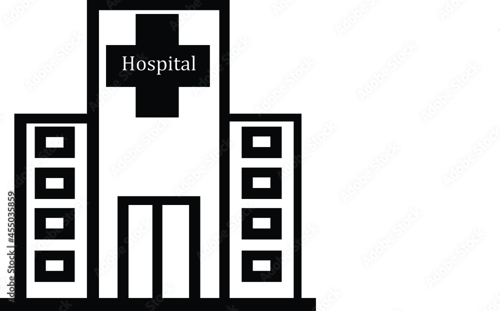Obraz premium hospital icon