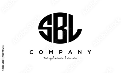 SBL three Letters creative circle logo design photo