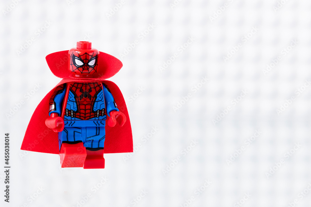 Lippstadt Deutschland 5. September 2021 Lego Marvel Minifigure