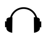 Vector illustration headphone icon