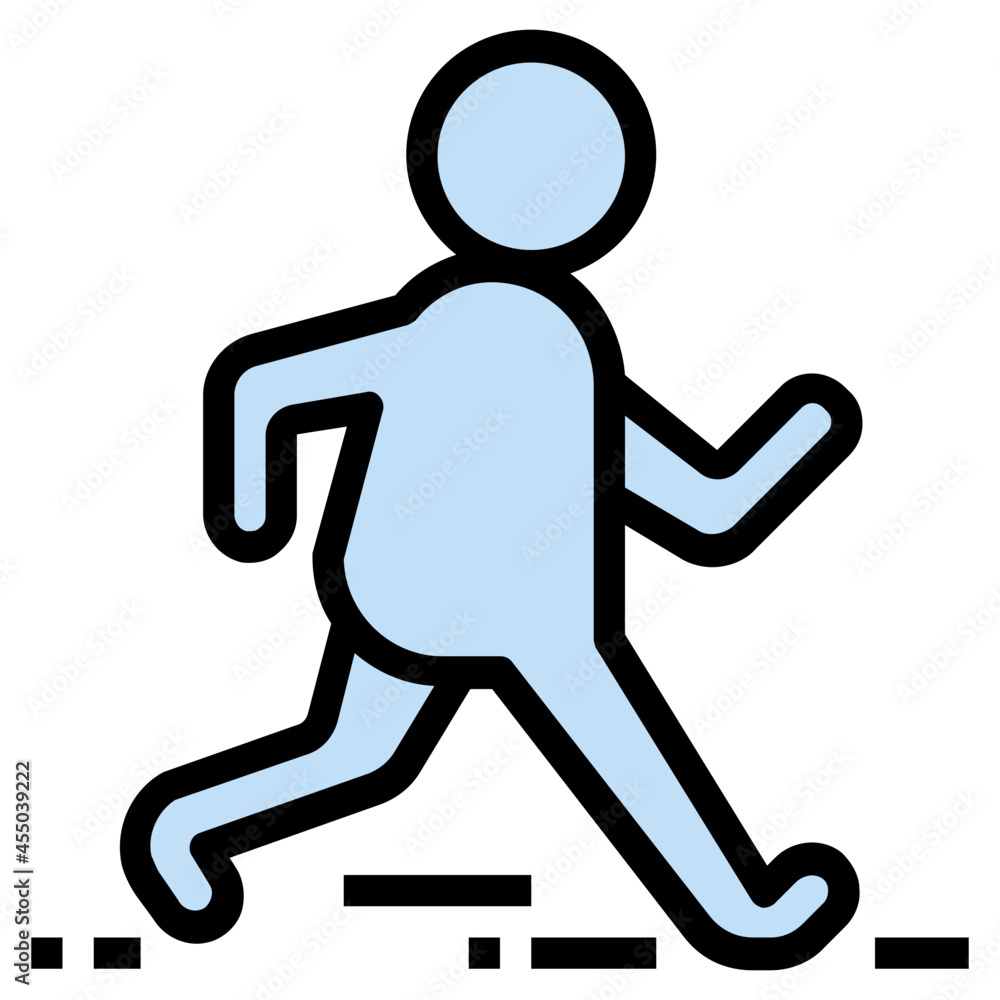 running line icon running line icon