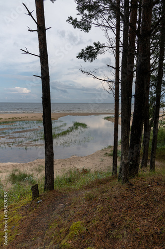 Gulf of Riga , Baltic sea next to Klapkalnciems, Latvia. © Janis Smits