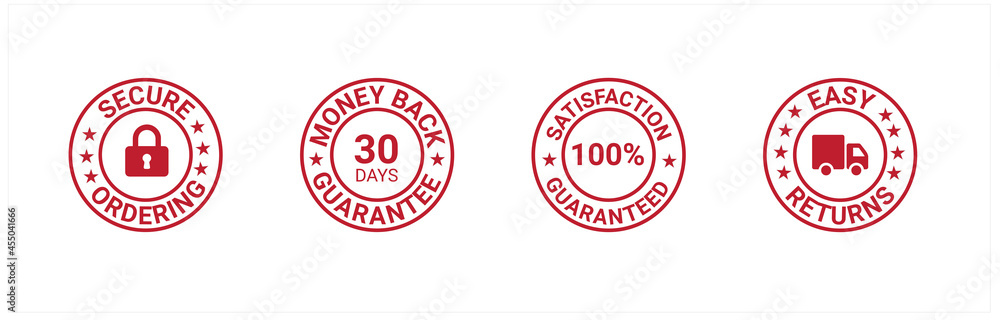satisfaction guarantee, secure ordering, premium quality, customer service, Money back guarantee, Trust Badges satisfaction guarantee, secure ordering, premium quality, customer service, Money back guarantee, Trust Badges