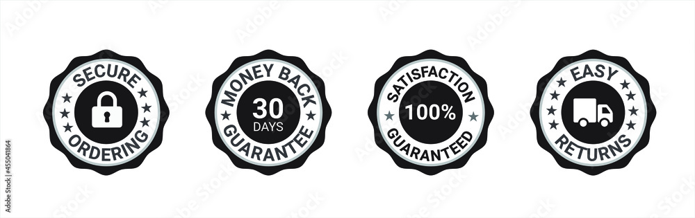 satisfaction guarantee, secure ordering, premium quality, customer service, Money back guarantee, Trust Badges satisfaction guarantee, secure ordering, premium quality, customer service, Money back guarantee, Trust Badges