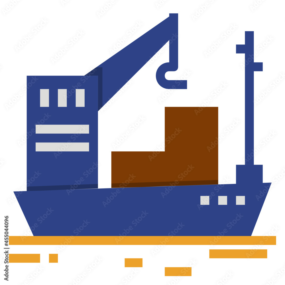 Obraz premium shipping flat icon