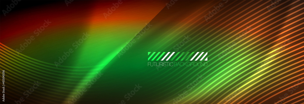 Neon dynamic beams vector abstract wallpaper background. Wallpaper background, design templates for business or technology presentations, internet posters or web brochure covers Neon dynamic beams vector abstract wallpaper background. Wallpaper background, design templates for business or technology presentations, internet posters or web brochure covers