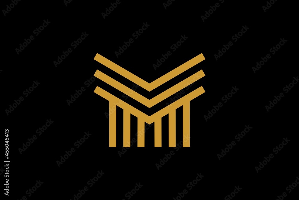 Letter M logo design vector. Real estate logo for your business. Letter M logo design vector. Real estate logo for your business.