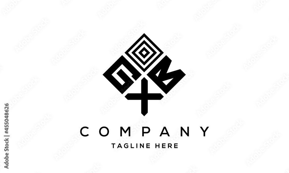 GBX square three latter logo vector GBX square three latter logo vector