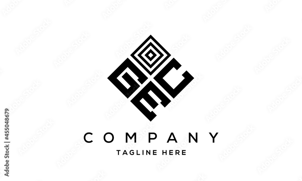 GCE square three latter logo vector GCE square three latter logo vector