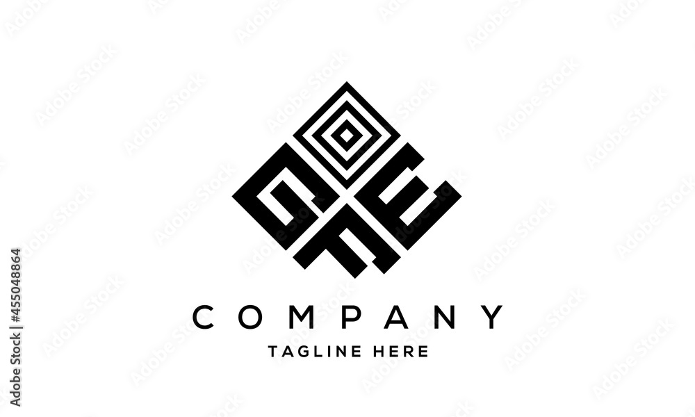 GEF square three latter logo vector GEF square three latter logo vector