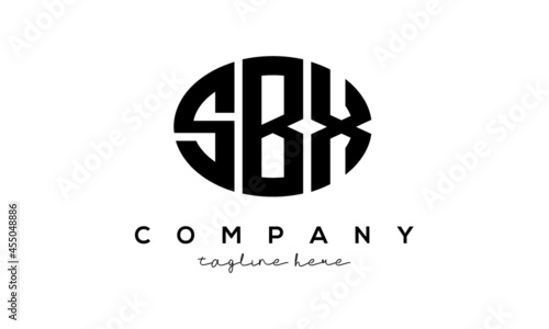 SBX three Letters creative circle logo design	 photo