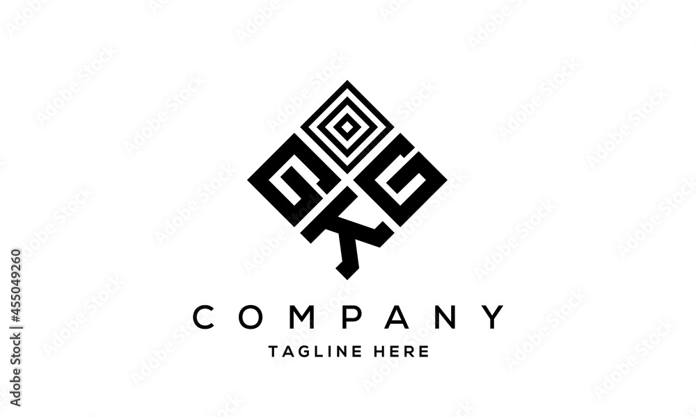 GGK square three latter logo vector GGK square three latter logo vector