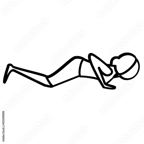 yoga pose  icon.