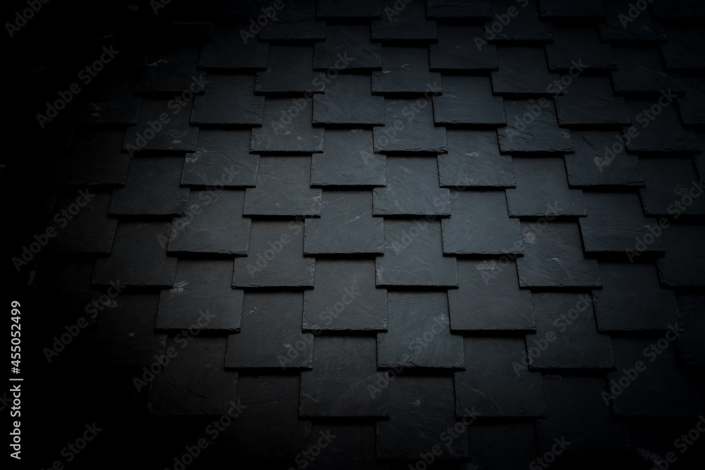 dark square tiles. business background