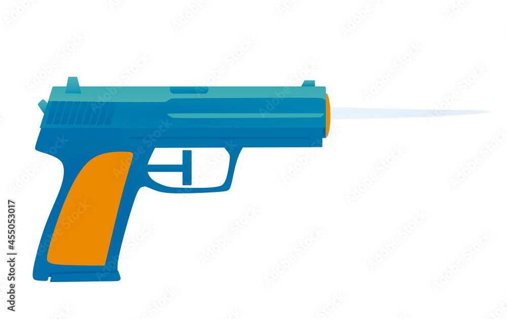 Water shot gun. vector illustration Water shot gun. vector illustration