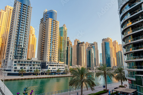 Photography Dubai Marina in Dubai skyscrapers