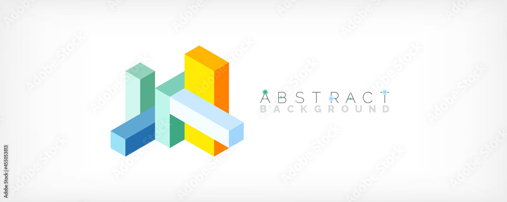 Abstract background. 3d cubes, cubic elements and blocks. Techno or business concept for wallpaper, banner, background, landing page Abstract background. 3d cubes, cubic elements and blocks. Techno or business concept for wallpaper, banner, background, landing page