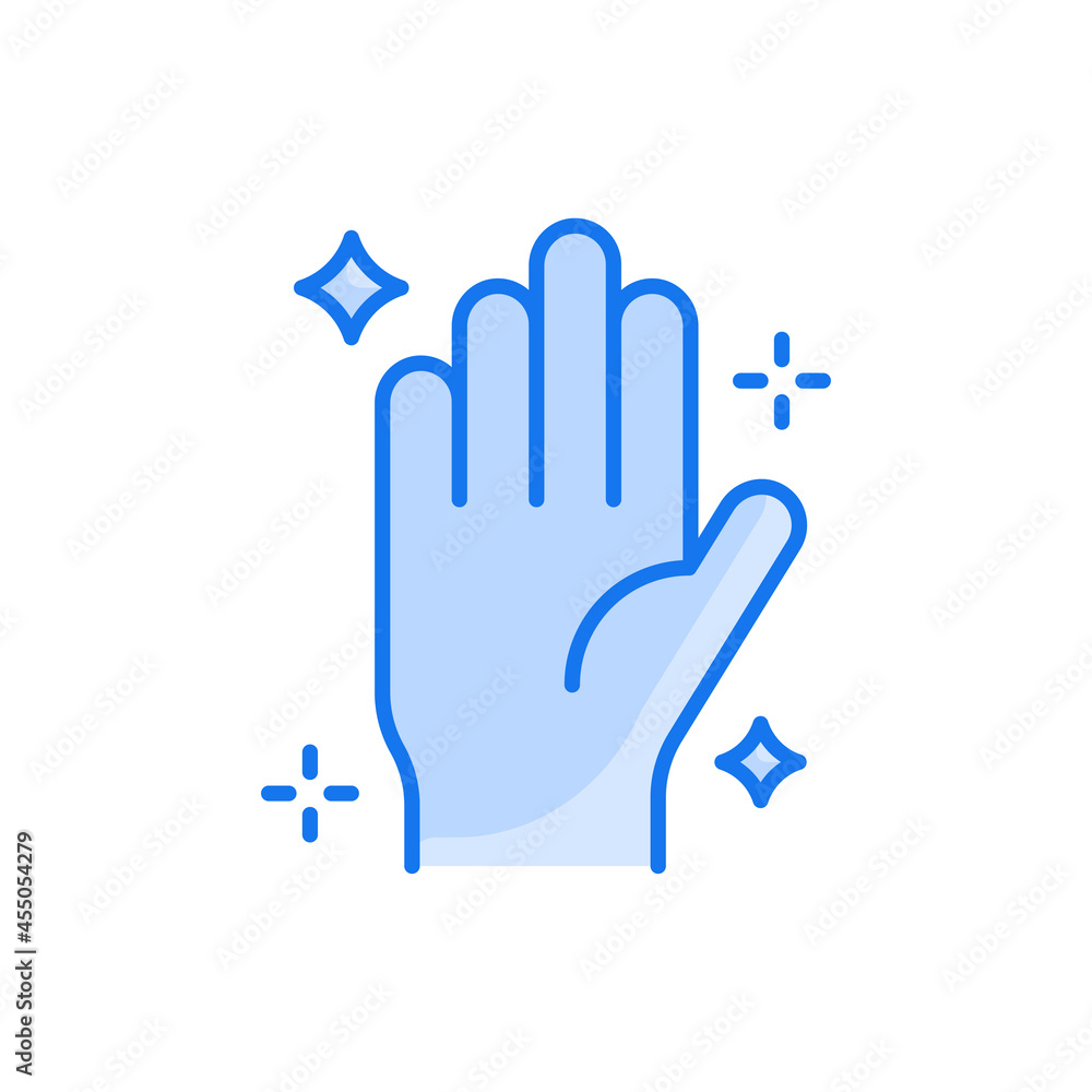 Hand washing vector blue colours icon style illustration. EPS 10 file Hand washing vector blue colours icon style illustration. EPS 10 file