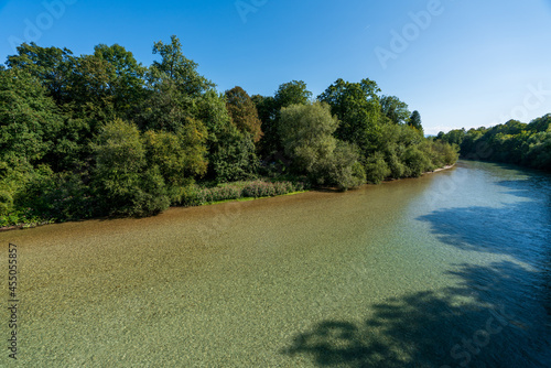 Fluss Alm in Oberösterreich