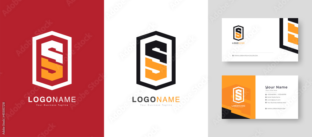Creative Clean Initial S or SO Letter Logo With Premium Business Card Design Vector Template for Your Company Business Creative Clean Initial S or SO Letter Logo With Premium Business Card Design Vector Template for Your Company Business
