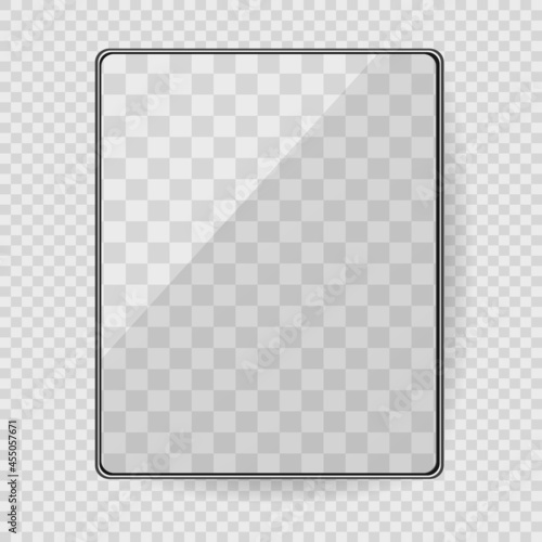 Tablet isolated on transparent background ,  Flat Modern design , Illustration Vector  EPS 10