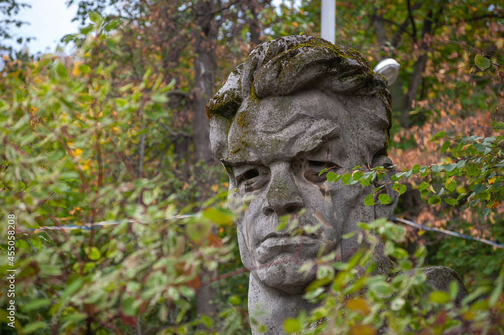 Timiryazevsky forest in Moscow, the house-museum of the sculptor Vuchetich