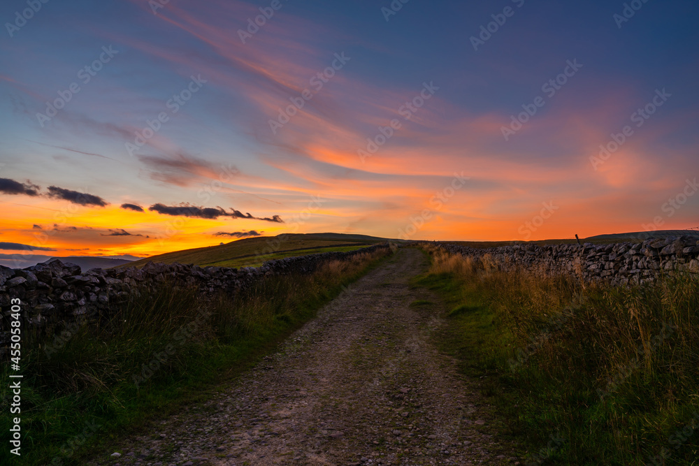 Sunset in Yorkshire Dales